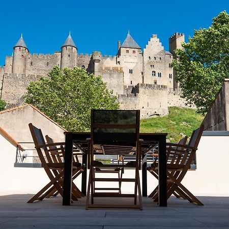 La Terrasse De La Tour Pinte. Apartment Каркасон Екстериор снимка